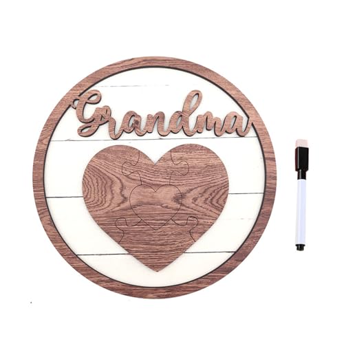 Personalisierbares rundes Herz aus Holz für Schreibtisch, Ornament, Namensschreibung für Muttertag Personalisierbares rundes Herz aus Holz für Schreibtisch, Ornament, Namensschreibung für Muttertag von Azxcvbnm