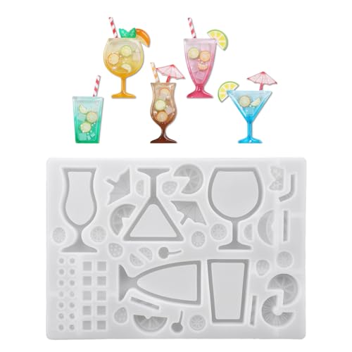 Realistische Silikonformen Cocktailgetränk Geformte Glitzern Kunst Easy Demolding Crafting Schmuck Machen Accessoires Glitzerharz Bastelformen Realistische Silikonformen Cocktailgetränk Geformte Glitzern Kunst Easy Demolding Crafting Schmuck Machen Accessoires Glitzerharz Bastelformen von Azxcvbnm