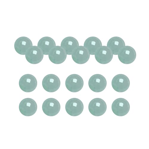 Runde grüne Jade-Perlen für Perlenliebhaber, Schmuckherstellung, Zubehör, Halsketten, Anhänger, Charm, 6 mm, 20 Stück Runde grüne Jade-Perlen für Perlenliebhaber, Schmuckherstellung, Zubehör, Halsketten, Anhänger, Charm, 6 mm, 20 Stück von Azxcvbnm