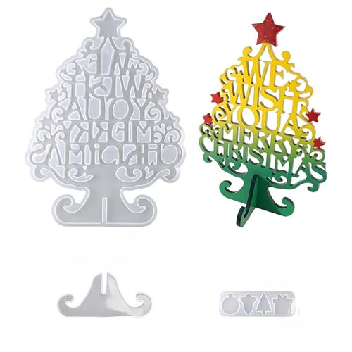Silikonfiguren Dekorieren Formen Textur Weihnachtsbaumform Für Handwerkspartyversorgungen Und Dekorationen Urlaub Dekoration Schimmel von Azxcvbnm