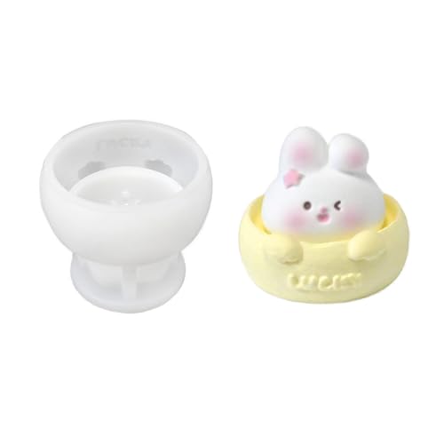 Silikonformen für 3D-Becher, Kaninchen, Tierformen, handgefertigt, Ornament, Epoxidharz, Gips, Formen zur Herstellung Silikonformen für 3D-Becher, Kaninchen, Tierformen, handgefertigt, Ornament, Epoxidharz, Gips, Formen zur Herstellung von Azxcvbnm