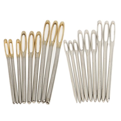 B Baosity 18er Set Nähnadeln Stopfnadeln Sticknadel Stecknadel mit extra großem Öhr für Dicke Wolle und Bänder B Baosity 18er Set Nähnadeln Stopfnadeln Sticknadel Stecknadel mit extra großem Öhr für Dicke Wolle und Bänder von B Baosity