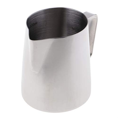 B Baosity Edelstahl-Seife Kerzen herstellen Krug Wachs Schmelzen Ausgießer Doppelkessel auch für Schokolade herstellen Kaffee Milch Aufschäumen Krug Topf, Silber, 300ml 75x90mm von B Baosity