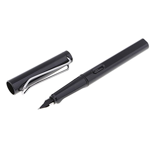 B Baosity Füllfederhalter Tintenstift Schreibstift für Home School Office Supplies, Schwarz von B Baosity