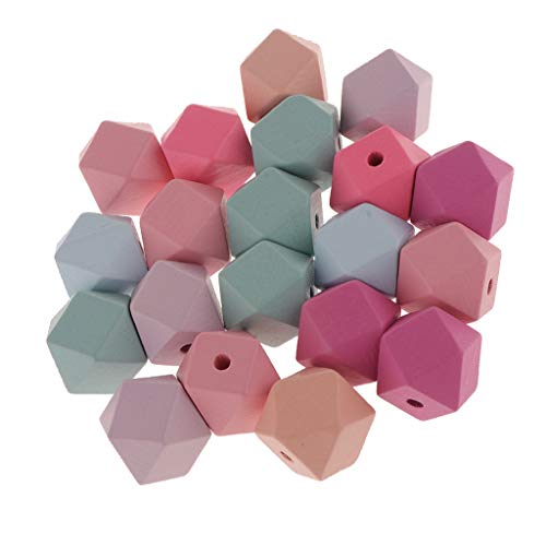 B Baosity Holzperlen Facettierte Holzkugeln mit Loch Bunte Holz Perlen zum fädeln Perlenmischung für DIY - Holz, 20mm 20stk B Baosity Holzperlen Facettierte Holzkugeln mit Loch Bunte Holz Perlen zum fädeln Perlenmischung für DIY - Holz, 20mm 20stk von Baosity