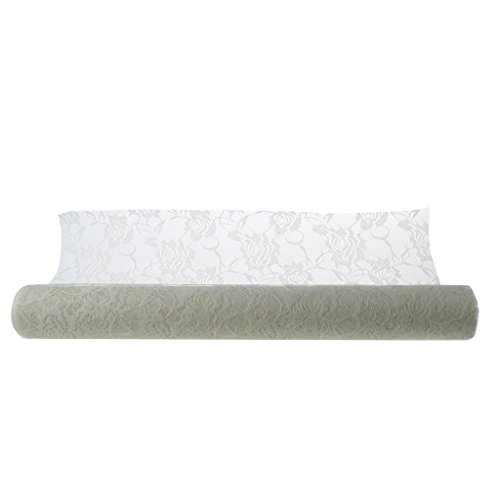 B Baosity Lace Ribbon Bouquet Bottom Roll Nähgarnitur für Dekoration, beige von B Baosity