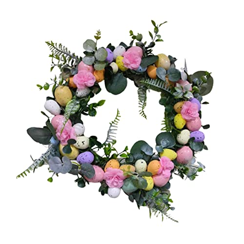 B Baosity Osterkranz Als Ländlicher Bauernhauskranz Und Sommerkranz Eine Fröhliche Hängedekoration für Fenster für Den Innen Und Außenbereich, Rosa Serie B Baosity Osterkranz Als Ländlicher Bauernhauskranz Und Sommerkranz Eine Fröhliche Hängedekoration für Fenster für Den Innen Und Außenbereich, Rosa Serie von B Baosity