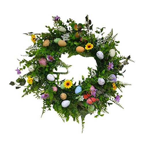 B Baosity Osterkranz Als Ländlicher Bauernhauskranz Und Sommerkranz Eine Fröhliche Hängedekoration für Fenster für Den Innen Und Außenbereich, Violette Serie B Baosity Osterkranz Als Ländlicher Bauernhauskranz Und Sommerkranz Eine Fröhliche Hängedekoration für Fenster für Den Innen Und Außenbereich, Violette Serie von B Baosity