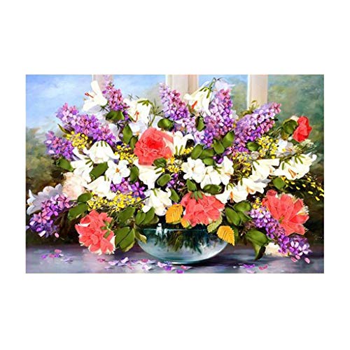 B Baosity Seidenbändchen Stickerei Kit Blumenstrauß Ribbon Embroidery Kit- Bändchen Wandbilder Ölgemälde, Deroation/Geschenk B Baosity Seidenbändchen Stickerei Kit Blumenstrauß Ribbon Embroidery Kit- Bändchen Wandbilder Ölgemälde, Deroation/Geschenk von B Baosity