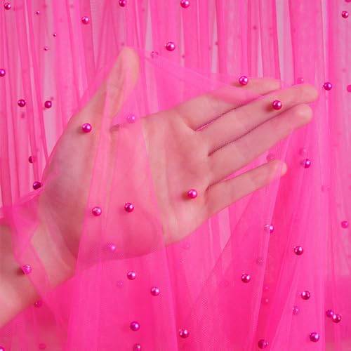 Tüllstoff, 4,5 m, durchsichtiger Netzstoff, Nähen, Basteln, für Tutu, Rock, Hochzeitsbogen, Brautschleier, Brautparty, Tischläufer, Party, Tischdekorationen von B-COOL