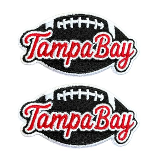 B-Sheep 2 Stück Tampa Bay Wort auf Fußball bestickte Bügelbilder zum Dekorieren von Kleidung B-Sheep 2 Stück Tampa Bay Wort auf Fußball bestickte Bügelbilder zum Dekorieren von Kleidung von B-Sheep
