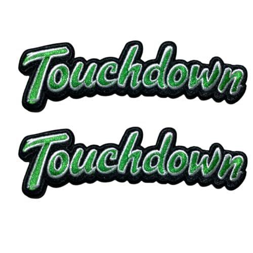 B-Sheep Touchdown bestickter Aufnäher, zum Aufbügeln oder Aufnähen, für Fußball-Fans, Jacken, Taschen, Hüte, Sportdekoration, 2 Stück B-Sheep Touchdown bestickter Aufnäher, zum Aufbügeln oder Aufnähen, für Fußball-Fans, Jacken, Taschen, Hüte, Sportdekoration, 2 Stück von B-Sheep