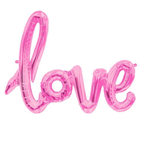 ballonfritz® love-Schriftzug Luftballon in Pink - XXL Folienballon als Hochzeit Deko, Geschenk oder Liebes-Überraschung zum Valentinstag ballonfritz® love-Schriftzug Luftballon in Pink - XXL Folienballon als Hochzeit Deko, Geschenk oder Liebes-Überraschung zum Valentinstag von ballonfritz