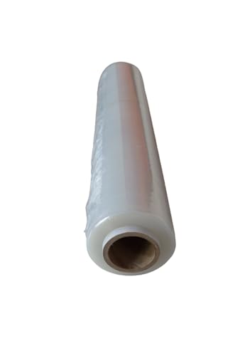 - PE-Stretchfolie Handrollen 500 mm breit - 23 µ transparent - ca. 2,5 kg Rollengewicht - Verpackungsmaterial - Verpackungsfolie auf der Rolle - Folie für Möbel - Folien für den Umzug - Umzugsfolie von B teurobrecher