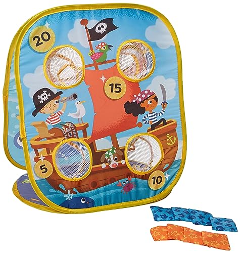 B. toys Sandsack Wurfspiel Kinder mit Piraten, Hai, Tic Tac Toe und Aufbewahrungstasche – Kindergeburtstag, Kindergarten, Garten und mehr – Outdoor und Indoor Spielzeug für Kinder ab 3 Jahren B. toys Sandsack Wurfspiel Kinder mit Piraten, Hai, Tic Tac Toe und Aufbewahrungstasche – Kindergeburtstag, Kindergarten, Garten und mehr – Outdoor und Indoor Spielzeug für Kinder ab 3 Jahren von B.