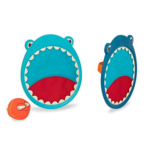 B. toys Wurfspiel Kinder mit Klett, 2 Paddel und Ball, Hai und Goldfisch Motorikspielzeug, Indoor und Outdoor Spielzeug ab 3 Jahren B. toys Wurfspiel Kinder mit Klett, 2 Paddel und Ball, Hai und Goldfisch Motorikspielzeug, Indoor und Outdoor Spielzeug ab 3 Jahren von B.