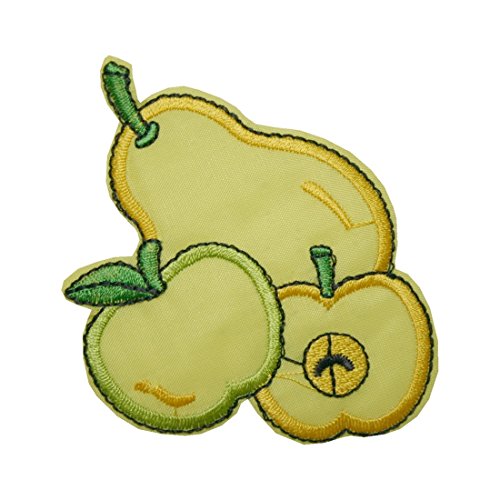 Aufnäher Bügelbild Aufbügler Obst 65x80 mm gelb (1140) von B2Q