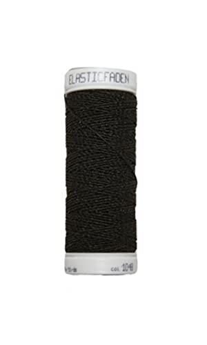 B2Q Hutgummi Gummi Nähfaden Elastic 10 m braun (1048) von B2Q