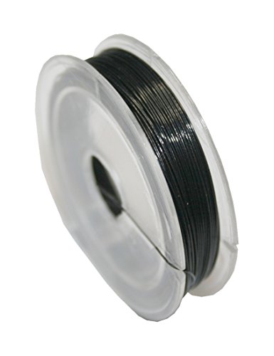 Nylondraht Nylonfaden elastisch schwarz 0,7mm 5m (0054) von B2Q