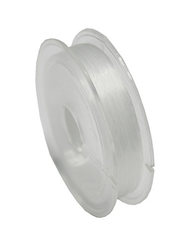 B2Q Nylondraht Nylonfaden elastisch transparent 0,7mm 5m (0053) von B2Q