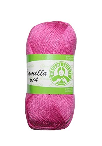 B2Q Strickgarn Garn Camilla 100% Baumwolle 50g pink (4947) von B2Q