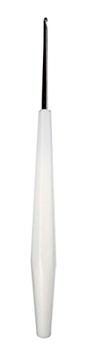 Häkelnadel weiß 12 cm Größe 1,0 mm (1003) von B2Q