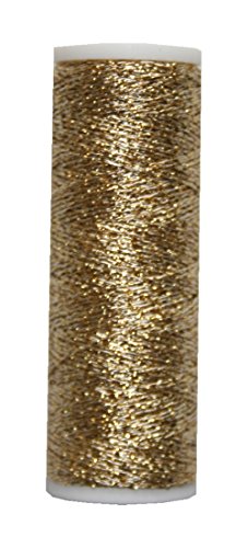 Metallic Stickgarn METALUX Beilauffaden 60 m gold (0001) von B2Q