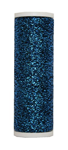 Metallic Stickgarn METALUX Beilauffaden 60 m royal-blau (0305) von B2Q