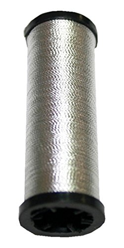 Nähmaschinen Glanz-Effektfaden Silber 50 m (9991) von B2Q