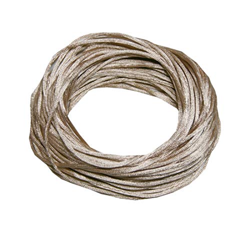 Satinkordel Satinschnur Kordel Satinfaden 10 m 2 mm hellbeige (0037) von B2Q