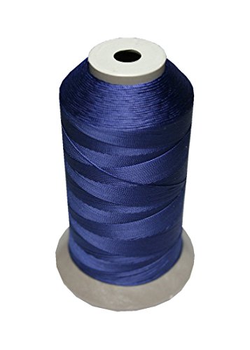 Sattlergarn Zwirn 14x2x3 Polyester 1000m dunkelblau Ø 0,3mm (5023) von B2Q