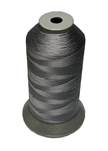 Sattlergarn Zwirn 14x2x3 Polyester 1000m grau-schwarz Ø 0,3mm (5126) von B2Q