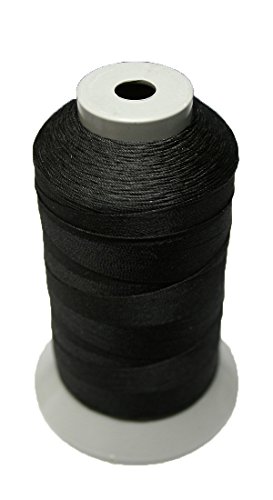 Sattlergarn Zwirn 14x2x3 Polyester 1000m schwarz Ø 0,3mm (5080) von B2Q