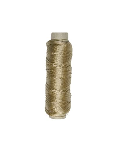 Sattlergarn Zwirn 14x2x3 Polyester 50 m beige Ø 0,3mm (5090) von B2Q