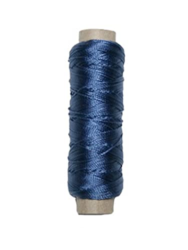 Sattlergarn Zwirn 14x2x3 Polyester 50 m blau Ø 0,3mm (5121) von B2Q
