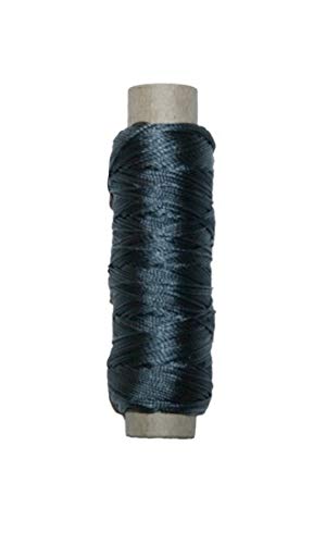 Sattlergarn Zwirn 14x2x3 Polyester 50 m blaugrau Ø 0,3mm (5123) von B2Q