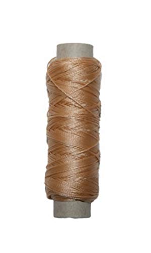 Sattlergarn Zwirn 14x2x3 Polyester 50 m haselnussbraun Ø 0,3mm (5087) von B2Q