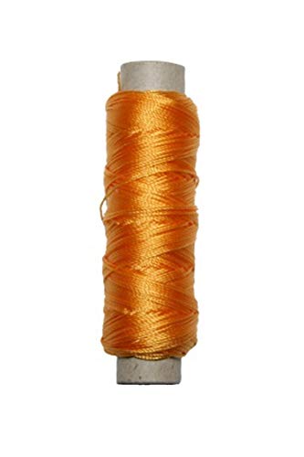 Sattlergarn Zwirn 14x2x3 Polyester 50 m mandarin Ø 0,3mm (5100) von B2Q