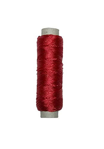 Sattlergarn Zwirn 14x2x3 Polyester 50 m rot Ø 0,3mm (5008) von B2Q