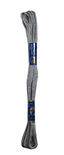 Stickgarn Stickfaden Knüpfgarn Mouline 100% Baumwolle 8 m grau ombre (8815) von B2Q