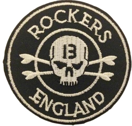 Aufnäher Patch Bügelbild Applikation Rockabilly 13 Rockers England von B2SEE