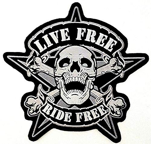 Aufnäher Patches Rücken Sombrero Stern Skull groß für Jacken Jeans Kleidung Stoff Kleidung 25 cm Aufnäher Patches Rücken Sombrero Stern Skull groß für Jacken Jeans Kleidung Stoff Kleidung 25 cm von B2SEE