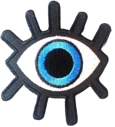 Aufnäher Patches für Jacken Jeans Kleidung Aufnäher Bügelbilder Aufbügler Applikation zum aufbügeln" Das Auge 7 x 7,5 cm" Aufnäher Patches für Jacken Jeans Kleidung Aufnäher Bügelbilder Aufbügler Applikation zum aufbügeln" Das Auge 7 x 7,5 cm" von B2SEE