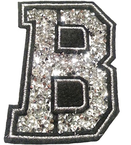 Bügel Iron on Buchstaben Aufnäher Patches für Jacken Cap Hosen Jeans Kleidung Stoff Kleider Bügelbilder Sticker Applikation Aufbügler zum aufbügeln B CA 8-10 cm Bügel Iron on Buchstaben Aufnäher Patches für Jacken Cap Hosen Jeans Kleidung Stoff Kleider Bügelbilder Sticker Applikation Aufbügler zum aufbügeln B CA 8-10 cm von B2SEE