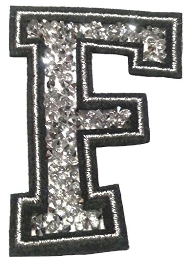 Bügel Iron on Buchstaben Aufnäher Patches groß für Jacken Cap Hosen Jeans Kleidung Stoff Kleider Bügelbilder Sticker Applikation Aufbügler zum aufbügeln " F CA 8-10 cm " Bügel Iron on Buchstaben Aufnäher Patches groß für Jacken Cap Hosen Jeans Kleidung Stoff Kleider Bügelbilder Sticker Applikation Aufbügler zum aufbügeln " F CA 8-10 cm " von B2SEE