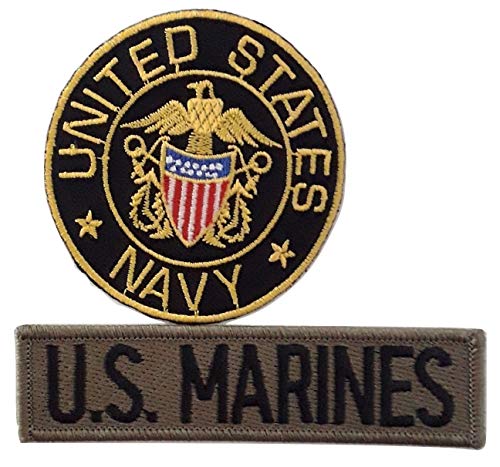 Iron On Bügel Aufnäher Patches Flicken DIY Näh Motive US Army Marines für Textilien von B2SEE