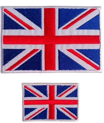 Union Jack Aufnäher Aufbügler Bügelbilder Sticker Applikation Iron on Patches für Jacken Jeans Stoff Kleidung Kleider Flaggen Fahnen zum aufbügeln 2 er Set Union Jack Aufnäher Aufbügler Bügelbilder Sticker Applikation Iron on Patches für Jacken Jeans Stoff Kleidung Kleider Flaggen Fahnen zum aufbügeln 2 er Set von B2SEE