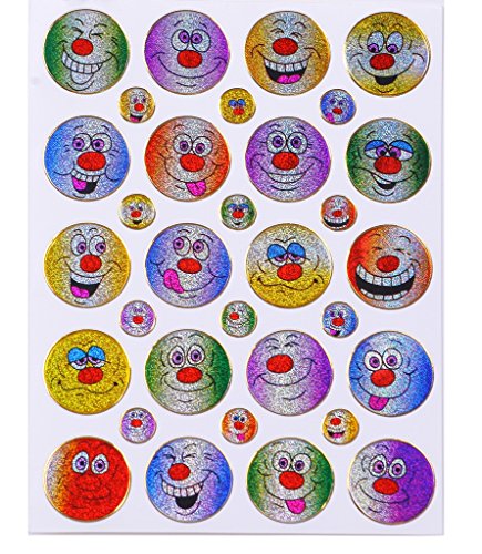 Sticker Bogen Aufkleber Aufkleber Kinder Clowns Aufkleber Sticker für Kinder zum aufkleben dekorieren 2 Stück Sticker Bogen Aufkleber Aufkleber Kinder Clowns Aufkleber Sticker für Kinder zum aufkleben dekorieren 2 Stück von B2see