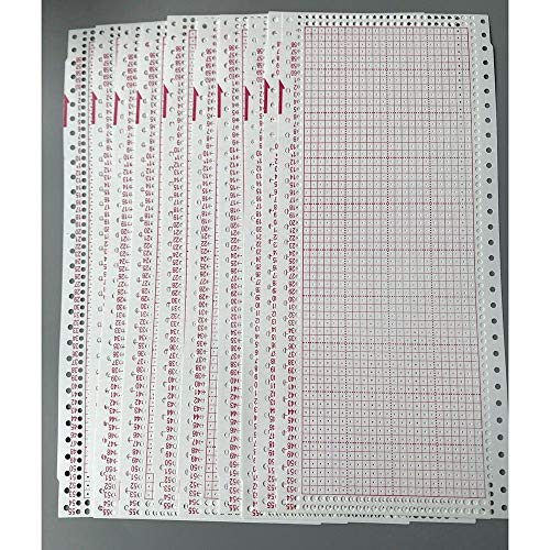BAAQII 10 Stück Blank Punch Card 24 Stich für Brother Singer SReed Strickmaschine BAAQII 10 Stück Blank Punch Card 24 Stich für Brother Singer SReed Strickmaschine von BAAQII