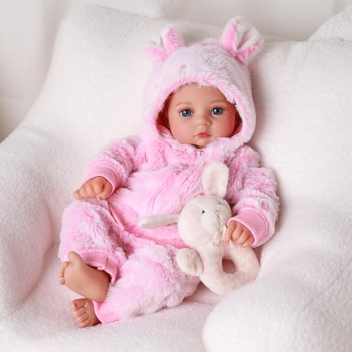 BABESIDE Reborn Baby Puppe 17 Zoll – Weiche Babypuppe Mädchen mit Zubehör, Kleidung, Magnet-Schnuller & Fläschchen – Geschenkidee für Kinder ab 3 Jahre BABESIDE Reborn Baby Puppe 17 Zoll – Weiche Babypuppe Mädchen mit Zubehör, Kleidung, Magnet-Schnuller & Fläschchen – Geschenkidee für Kinder ab 3 Jahre von BABESIDE